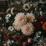 Dark Academia Wallpaper Rustic Flowers