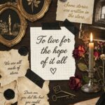 Dark Academia Wallpaper Vintage Collage