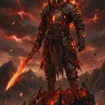 Dark Souls Wallpaper Fiery Knight