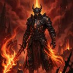 Dark Souls Wallpaper Fiery Warrior