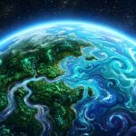 Earth Wallpaper Swirling Oceans