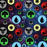 Magic The Gathering Wallpaper Colorful Mana Symbols