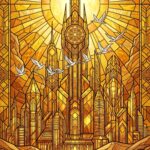 Magic The Gathering Wallpaper Stained Glass City