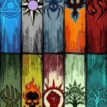 Magic The Gathering Wallpaper Symbols Vertical