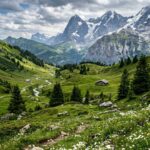 Mountains Wallpaper Alpine Meadow