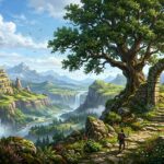 Mountains Wallpaper Fantasy Landscape