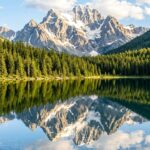 Mountains Wallpaper Lake Reflection