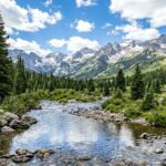 Mountains Wallpaper River Valley View