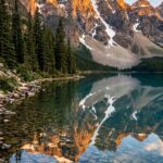 Mountains Wallpaper Rocky Peaks Sunset