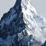 Mountains Wallpaper Snowy Summit