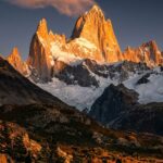 Mountains Wallpaper Sunset Peak
