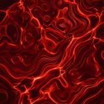Red Aesthetic Wallpaper Abstract Waves