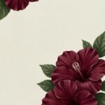 Red Aesthetic Wallpaper Hibiscus Flowers