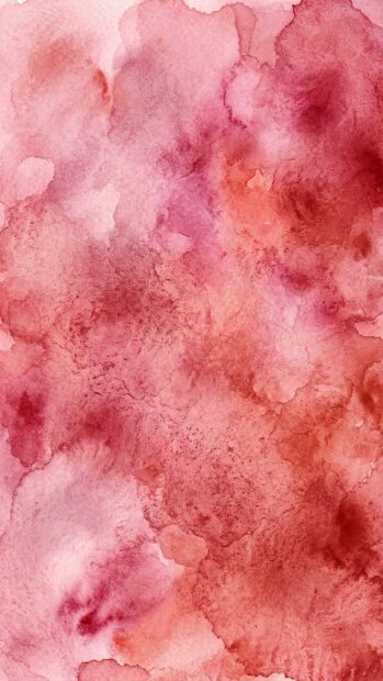 A red aesthetic wallpaper with a watercolor texture in shades of red