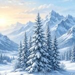 Snow Wallpaper Winter Landscape