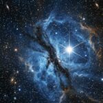 Starfield Nebula Wallpaper Blue Glow