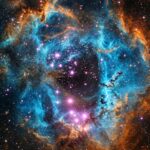 Starfield Nebula Wallpaper Cosmic Colors