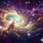 Starfield Nebula Wallpaper Cosmic Swirl
