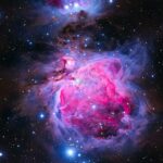 Starfield Nebula Wallpaper Pink Gas Clouds