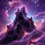 Starfield Nebula Wallpaper Purple Peak