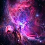Starfield Nebula Wallpaper Swirling Pink