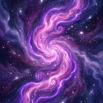 Starfield Nebula Wallpaper Swirling Purple