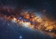 1920x1080 Space wallpaper HD features a stunning view of a galactic core with dense star clusters and bright light radiating outward.