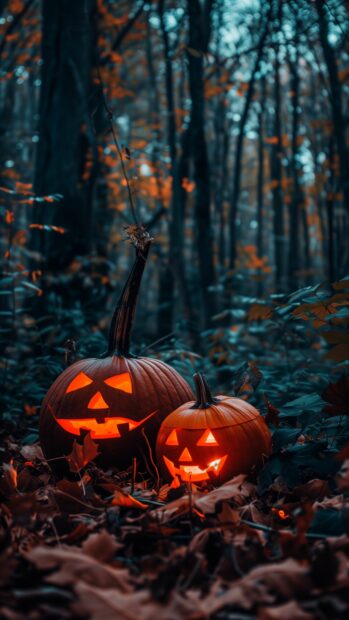 Aesthetic Halloween Wallpaper 4K for mobile.