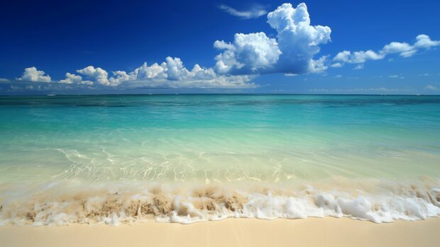 Beach 4K Background for desktop.