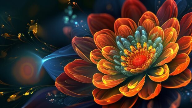 Cool flower wallpaper for desktop.