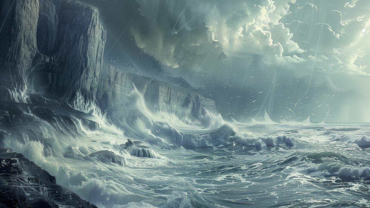 Ocean Wave Backgrounds - PixelsTalk