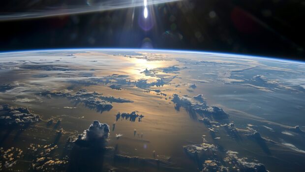 Earth from Space Wallpaper High Quality 1920x1080.