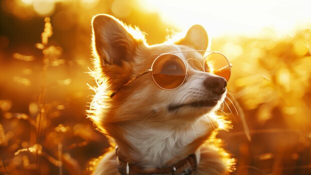 Free Download Cool Dog 4K Wallpaper.