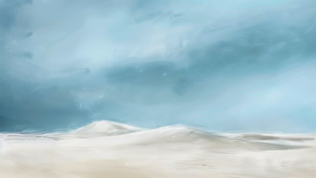 Minimalist abstract desert landscape, soft sand hues desktop wallpaper.
