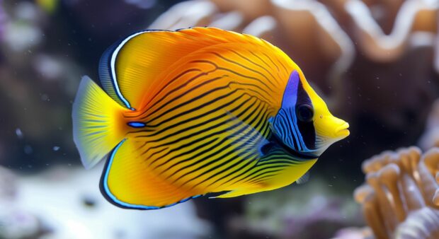 Ocean Fish Wallpaper HD 1980p Free Download.