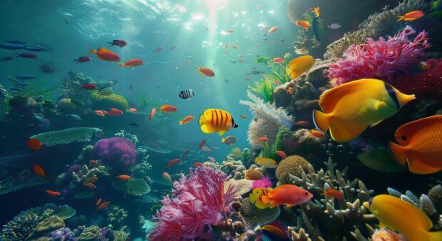 Ocean Fish Wallpaper HD.