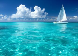 Sailboat Ocean HD Wallpaper Free Download.