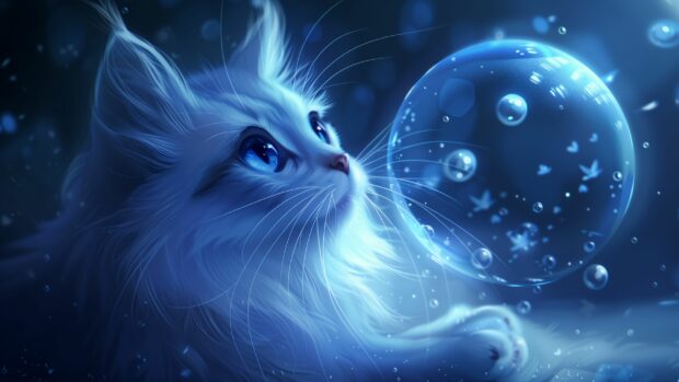 So Cute cat desktop wallpaper HD.