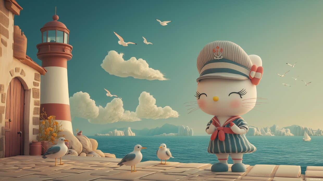 Hello Kitty Wallpaper 4K - PixelsTalk