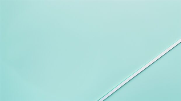 A clean wallpaper with a light blue hue and a minimalist white line running horizontally.