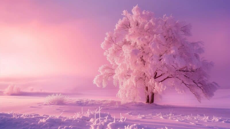 Pink Winter Wallpapers For Desktop - PixelsTalk