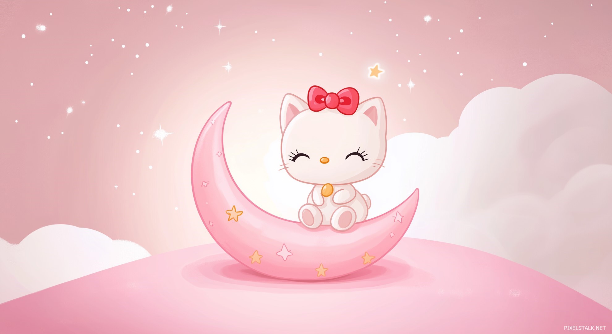 Kawaii Hello Kitty Wallpapers PixelsTalk
