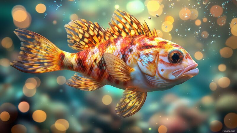 3D Fish Wallpapers for Desktop - PixelsTalk