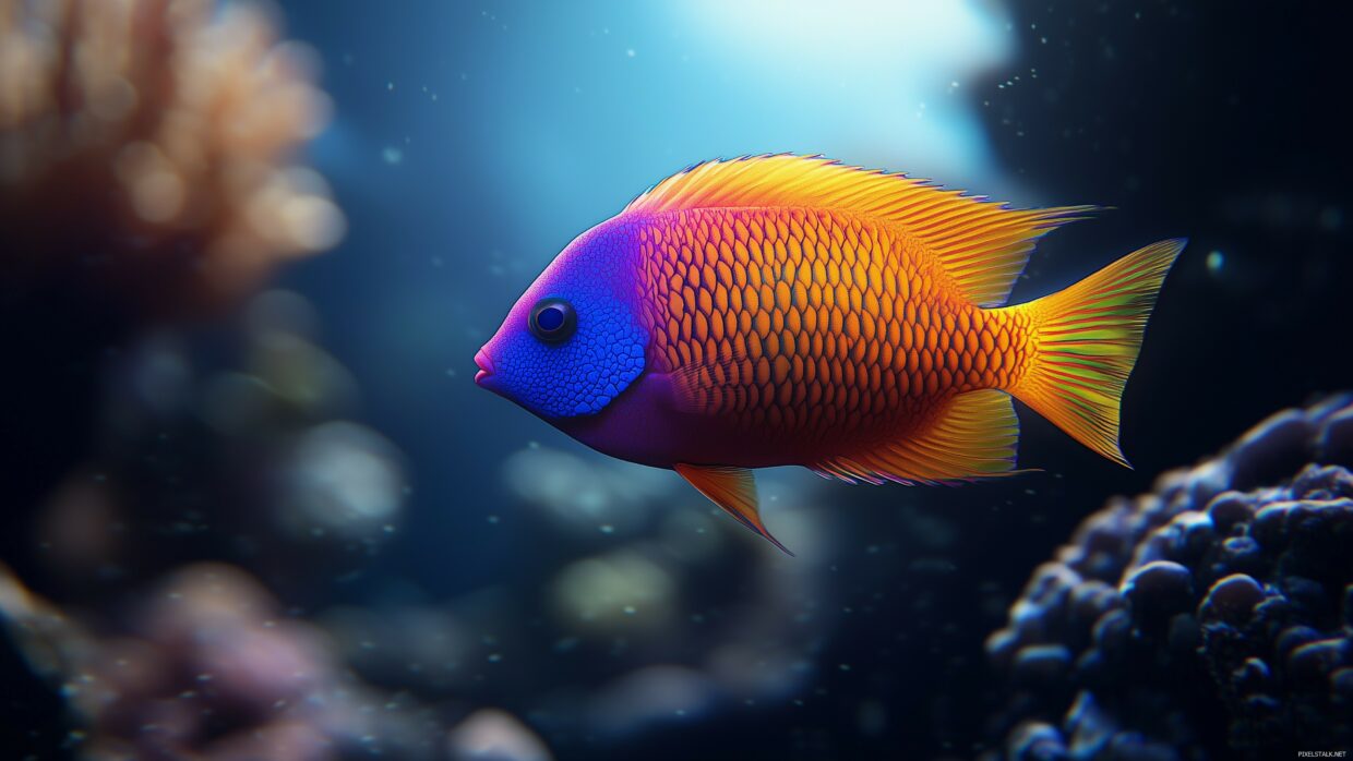 3D Fish Wallpapers for Desktop - PixelsTalk