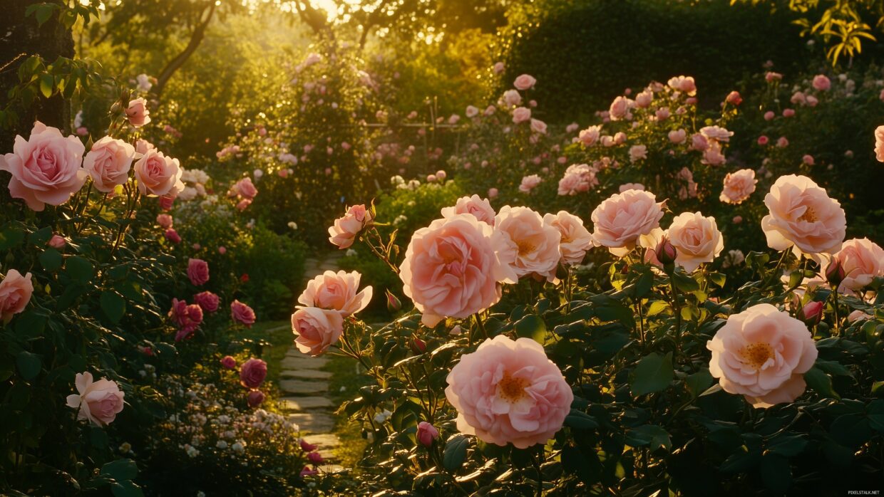 Pink Roses Wallpaper - PixelsTalk