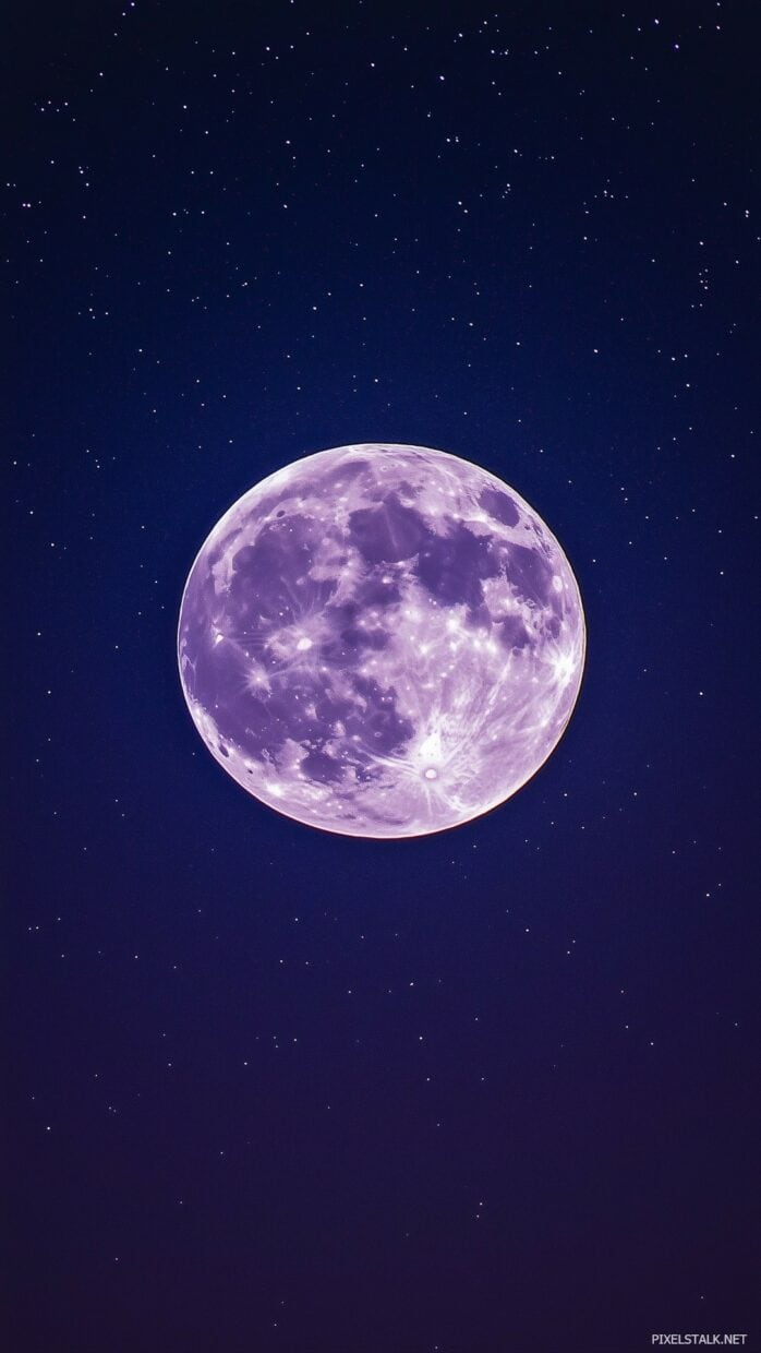 Purple Moon Wallpapers - PixelsTalk