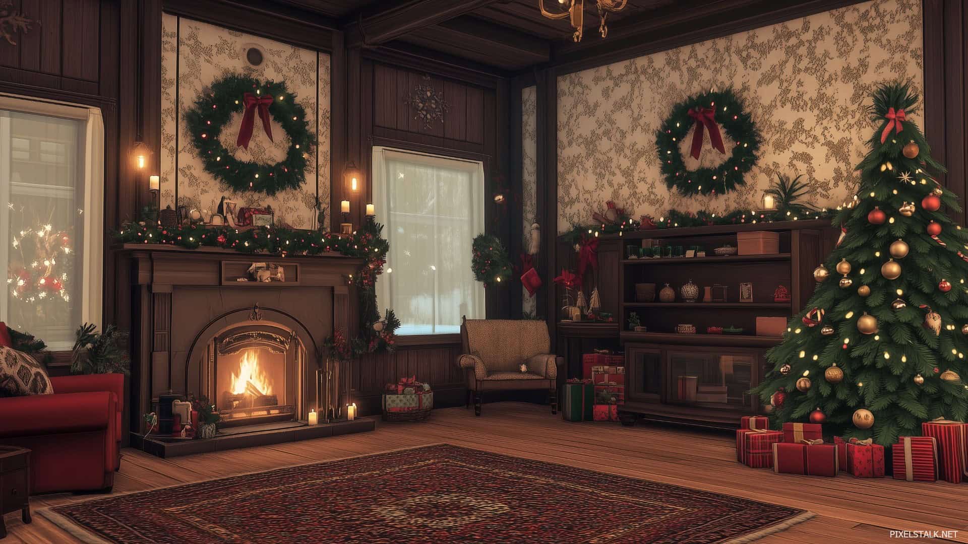 Vintage Christmas Wallpapers - PixelsTalk