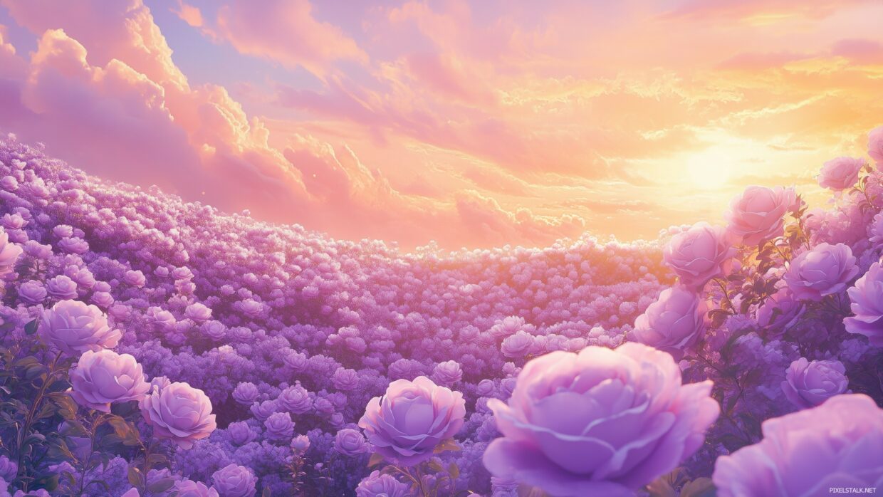 Purple Rose Wallpapers - PixelsTalk