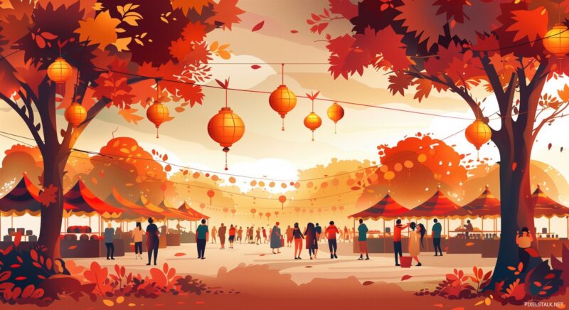 Cute Autumn Wallpapers for Desktop and Mobile devices - PixelsTalk