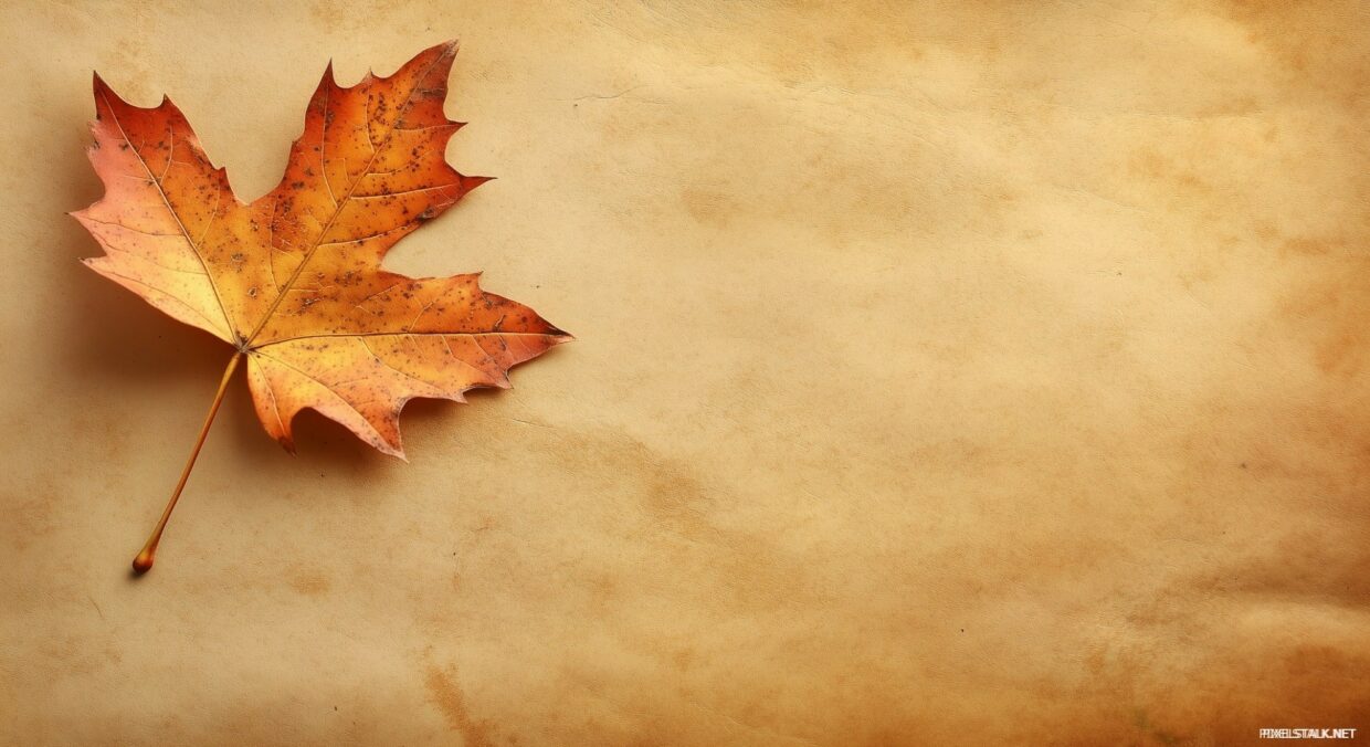 Aesthetic Fall Leaves Wallpaper - PixelsTalk
